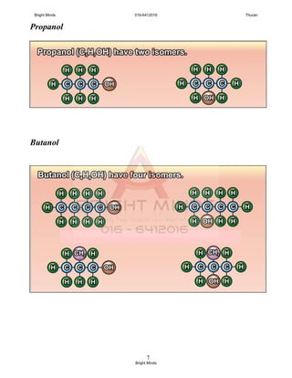 7
Propanol
Butanol
Bright Minds 016-6412016 Thuran
Bright Minds
 