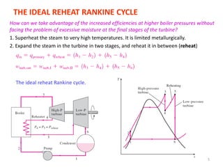 Rankine Cycle Problems Examples MET 401 Chapter 2 improvement_to_rankine_cycle | PPTX