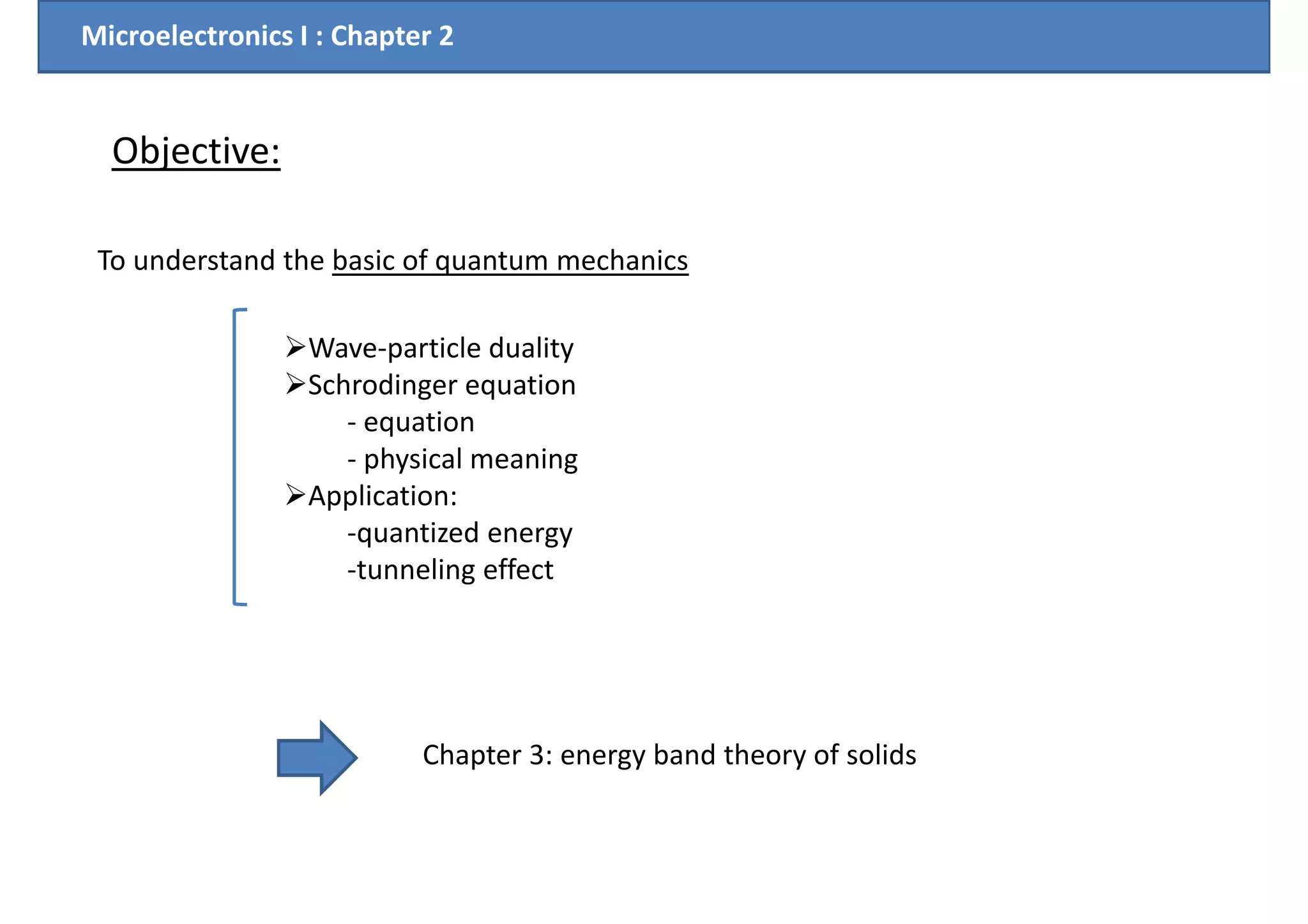 Chapter2 introduction to quantum mechanics | PDF