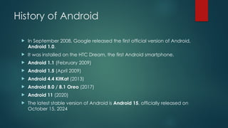 Comprehensive Introduction to Android Platform Architecture and ...