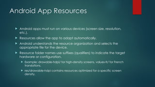 Comprehensive Introduction to Android Platform Architecture and ...