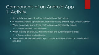 Comprehensive Overview of Android Platform Architecture and App ...