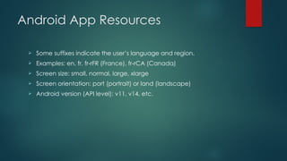 Comprehensive Overview of Android Platform Architecture and App ...