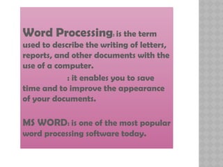 Chapter_2 introductiontowordprocessing2.pptx
