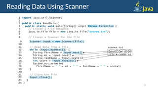 java io reader class diagram | java programming... chapter 2(IO and stream)/chapter 2, IO and stream | PPTX