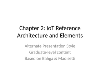 chapter 2 of IOT A hands on Approach . | PPTX