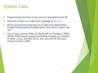Chapter 2 Lecture 4 OPERATING SYSTEM DESIGN | PPT