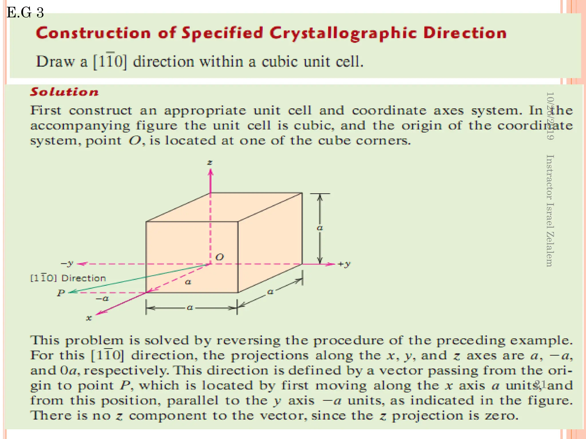 E.G 3
10/26/2019
Instractor
Israel
Zelalem
21
 