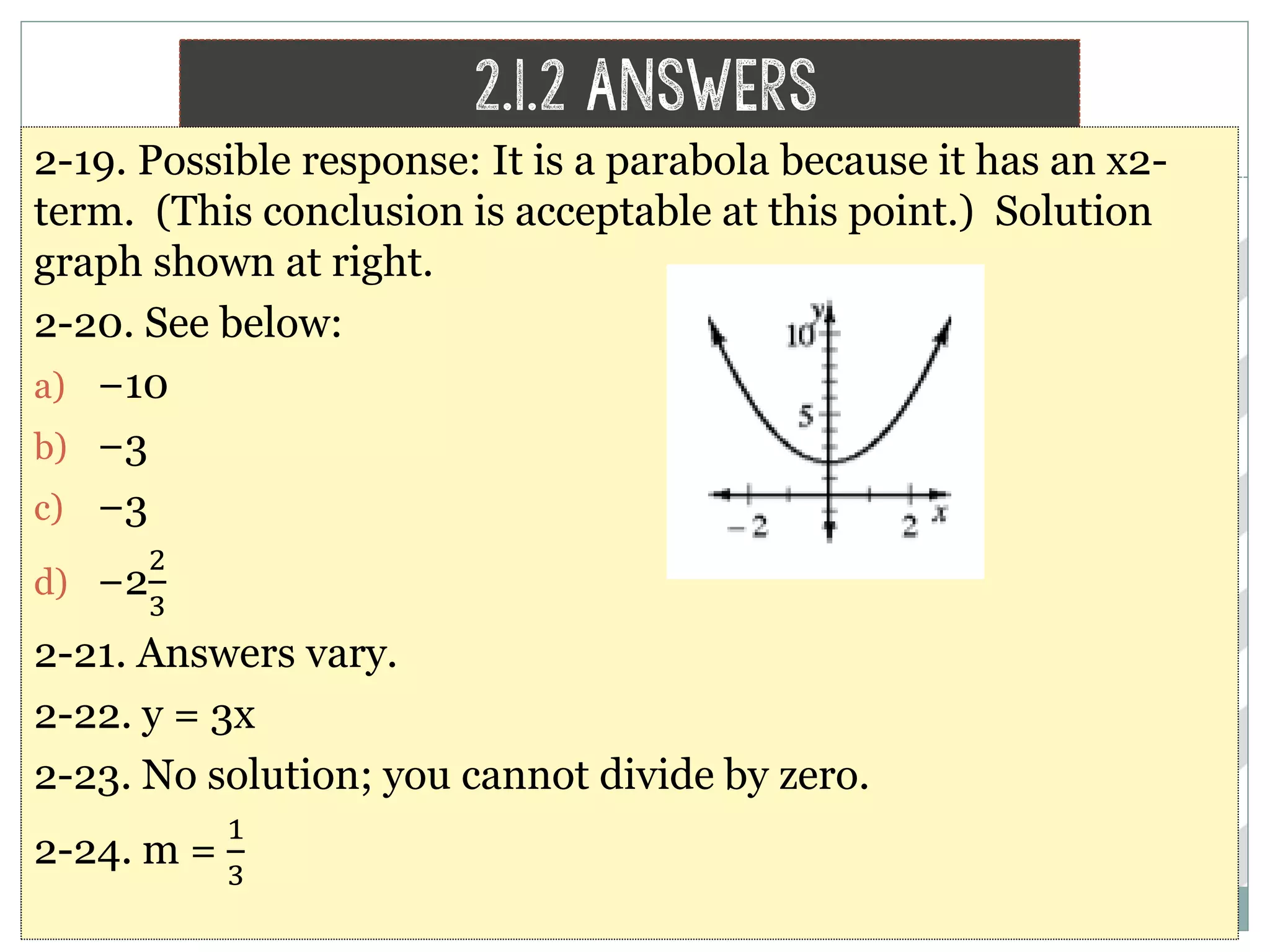 Chapter 2 Linear Functions | PPT