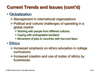 Chapter 2 Management Yesterday And Today Ppt02 | PPT