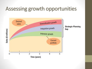 Assessing growth opportunities
 