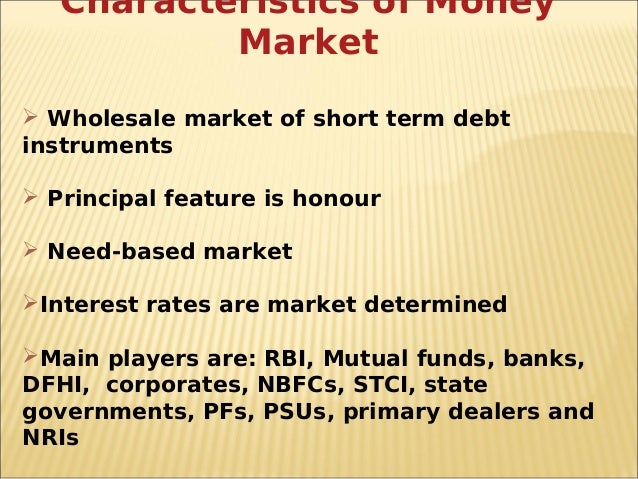 characteristics of money
