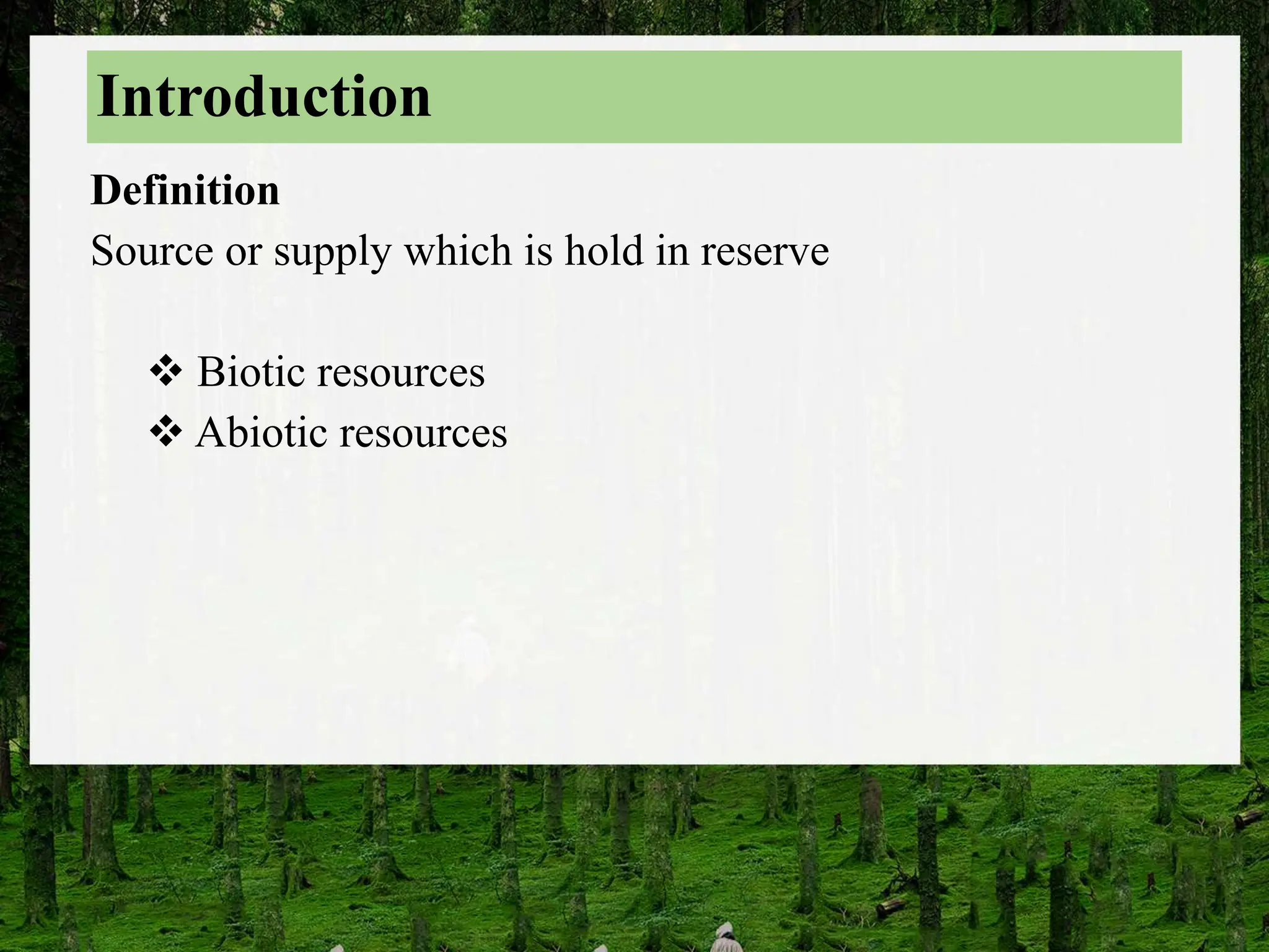 Chapter 2 Natural Resourses......................ppt