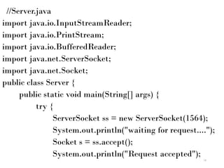 Comprehensive Guide to Networking and Socket Programming in Java | PDF