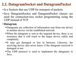 Comprehensive Guide to Networking and Socket Programming in Java | PDF