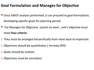 Objective Formulation Chapter 2 Developing Marketing Strategies and Plans | PPT