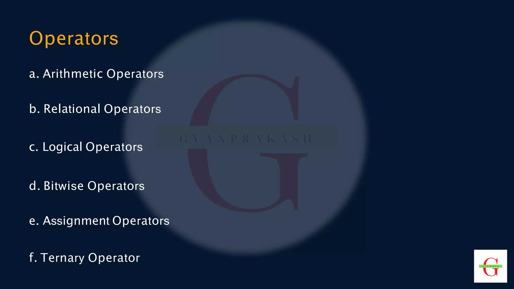 Chapter 2 - Instructions & Operators | PPT