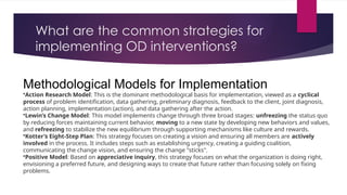 Core Values and Strategies for Effective Organizational Development ...