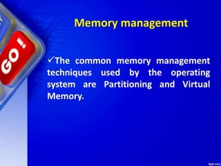 Chapter 2 operating systems | PPTX