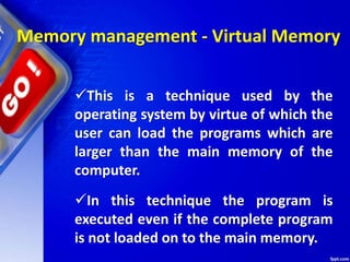 Chapter 2 operating systems | PPTX