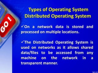 Chapter 2 operating systems | PPTX