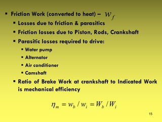 Chapter 2 Operating Characteristics of Internal combustion engine | PDF