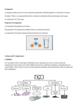 Our Life and Chemistry Chp-2 General Science 9th 10th | DOCX