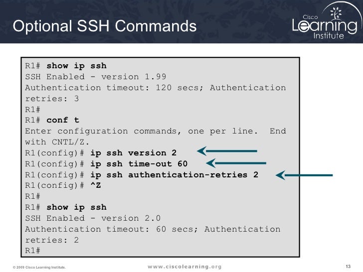 Ssh v2 keys