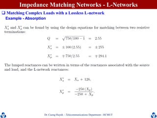 Chapter 2 passive components, resonators and impedance matching | PDF