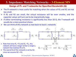 Chapter 2 passive components, resonators and impedance matching | PDF