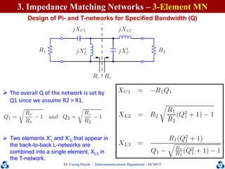 Chapter 2 passive components, resonators and impedance matching | PDF