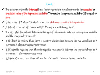 Comprehensive Guide to Simple Linear Regression Analysis and Parameter ...