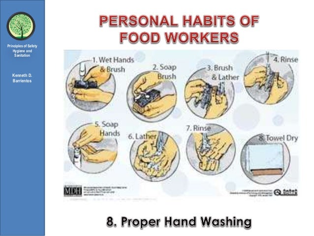Personal Habits Of Food Service Worker Personal Habits Of Food Service Worker