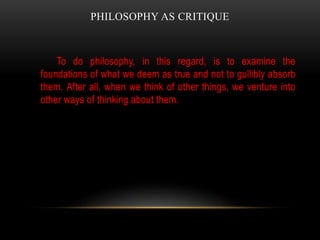 Chapter 2 philosophy | PPTX