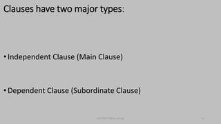 Chapter 2 phrase, clause and sentence structure | PPTX