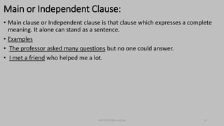 Chapter 2 phrase, clause and sentence structure | PPTX