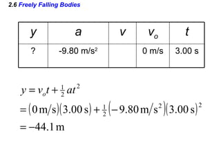 AP Physics - Chapter 2 Powerpoint | PPT