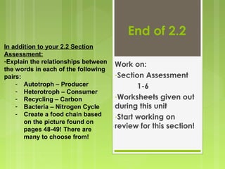 Glencoe Biology Chapter 2 Principles of Ecology | PPT
