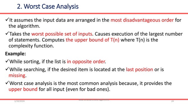 Data Structure and Algorithm chapter two, This material is for Data ...