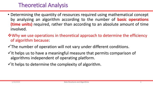 Data Structure and Algorithm chapter two, This material is for Data ...