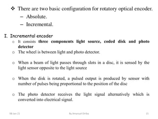 Lecture 2 Sensor and Actuation Systems for Mechatronics
