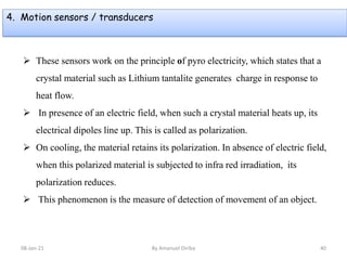 Lecture 2 Sensor and Actuation Systems for Mechatronics