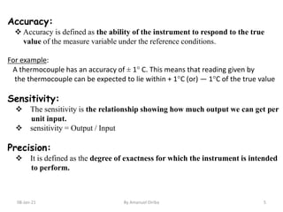 Lecture 2 Sensor and Actuation Systems for Mechatronics