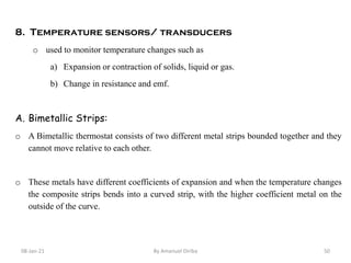 Lecture 2 Sensor and Actuation Systems for Mechatronics