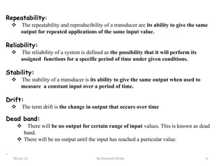 Lecture 2 Sensor and Actuation Systems for Mechatronics