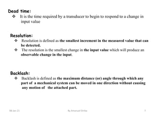 Lecture 2 Sensor and Actuation Systems for Mechatronics