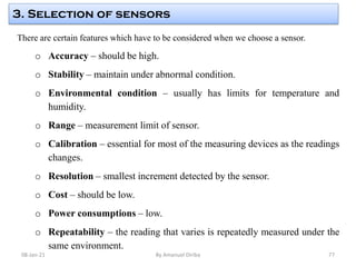 Lecture 2 Sensor and Actuation Systems for Mechatronics