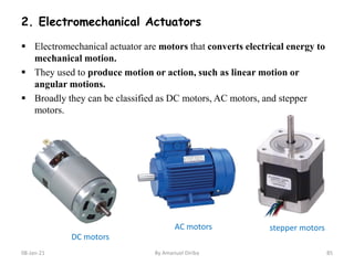 Lecture 2 Sensor and Actuation Systems for Mechatronics