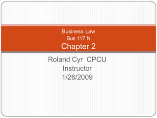 Chapter 2 Presentation
