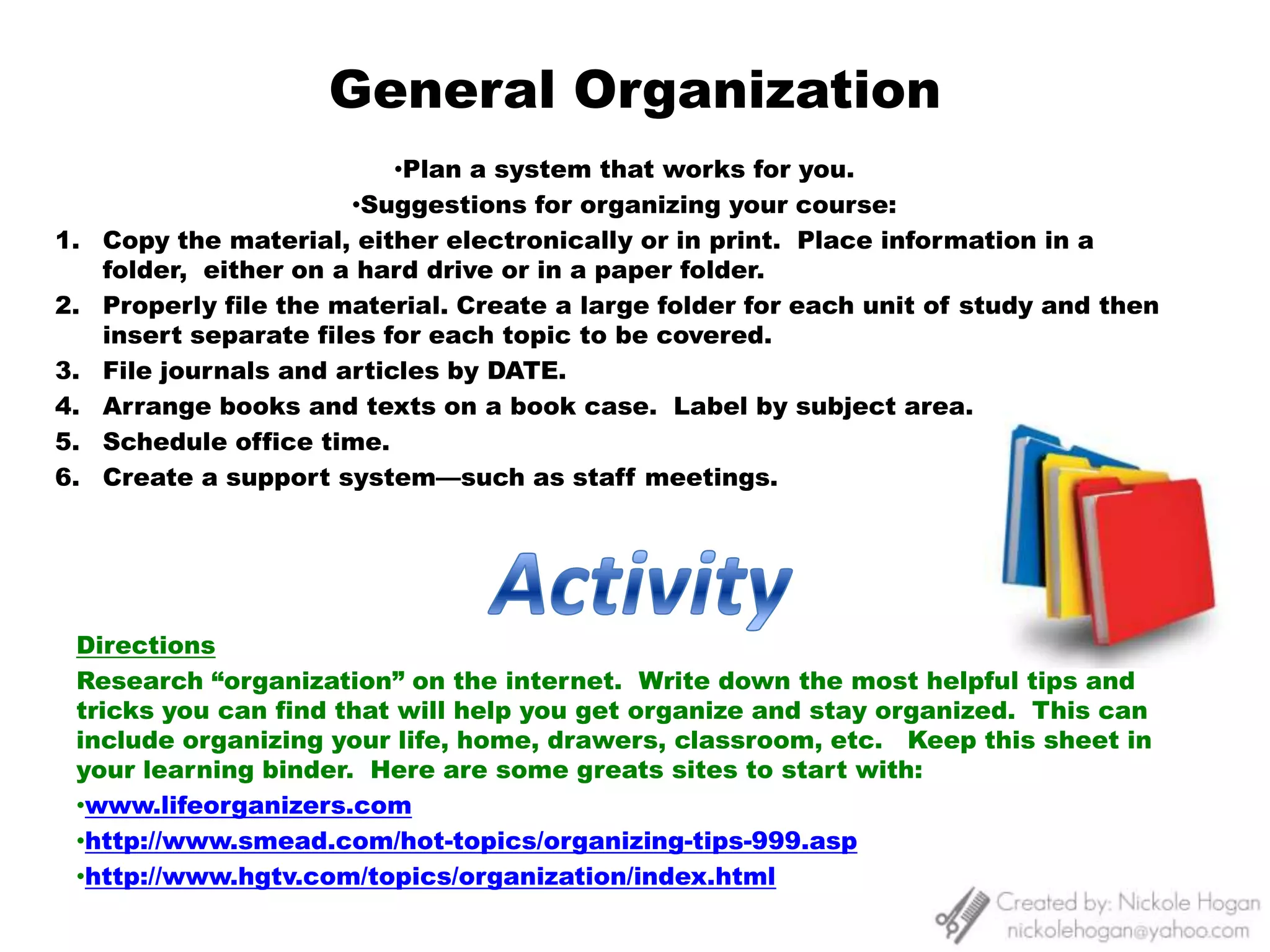 Key:  Create a positive learning environment that will provide a pathway to career success.